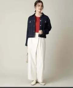 【a.v.v】 アーヴェヴェ　ラップ調ワイドパンツ　タグ付き新品未使用