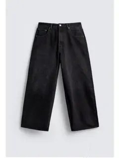 ZARA ブラック BAGGY FIT デニムパンツ　29