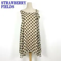 ストロベリーフィールズ ワンピース ベージュ ポリエステル M程度 C3161