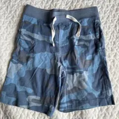 GAP 青系迷彩 ハーフパンツ　100