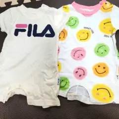半袖ロンパース 2枚　70のサムネイル