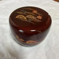 平棗 溜塗 茶道具