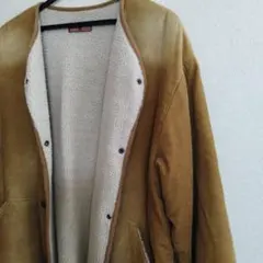 ブラウン コーデュロイ ロングコート