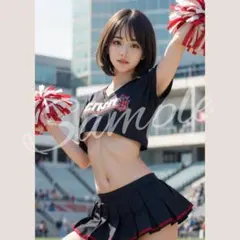 m11106◆一点物◆A4 ポスター◆チアガール コスプレ グラビア【特典あり】