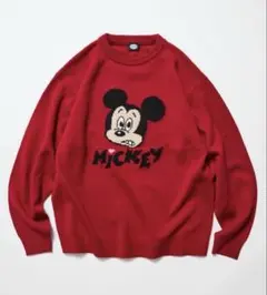 Disney ミッキートレーナー　ニット