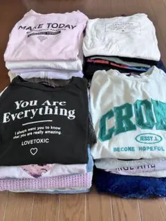 大量　ラブトキ　ユニクロ　ジェニィ等　女の子　古着　まとめ売り　セット　130