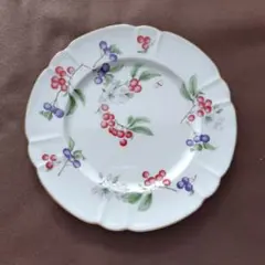 ヴァレンティノガラヴァーニ　三郷陶器　コラボ　プレート　チェリー＆ベリー＆花柄