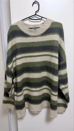 WEGO ストライプニットセーター Lサイズ