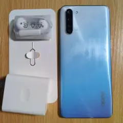 [simフリー] Oppo Reno3A 128G ブルー 本体＋付属品 動作◯