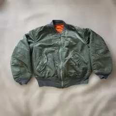 ひ*ろ様 1984購入ALPHA MA-1 フライトジャケット オリーブグリーン