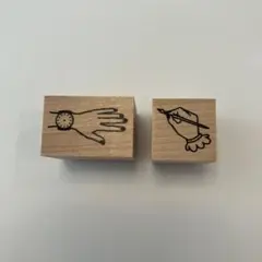 KNOOPWORKS スタンプ 2個セット 作家 はんこ