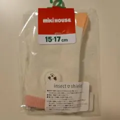 MIKI HOUSE 虫よけ機能付き靴下 15-17cm