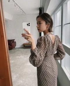 美品✨Knuth Marf バックシアードレス ワンピース 結婚式 M お値下げ】knuthmarf バックオープンシアードレス - メルカリ