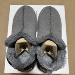 Harris Tweed ルームシューズ LL グレー 71227M-HE-10