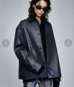 オーバーサイズ ヴィンテージライクカーコート