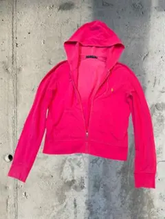 00s ラルフローレン　ジップパーカー　y2k archive 鬼フェード