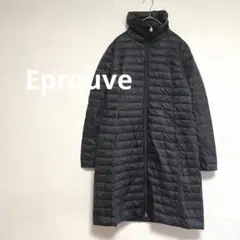 エプローブ/Eprouve　ダウンロングジャケット　ブラック　レディース　L