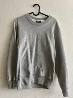 A.P.C. グレー クルーネックスウェット XS
