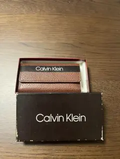 Calvin Klein ブラウンレザー キーケースのサムネイル