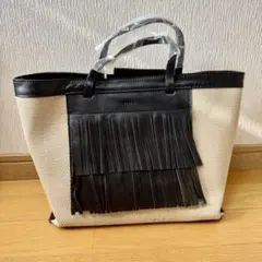 新品！YECCA VECCA STORY.フリンジトートバッグのサムネイル