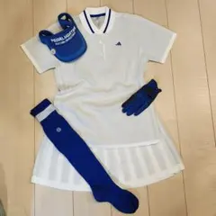 adidasGolf PRIMEKNIT ポロスカート セットアップ ホワイト