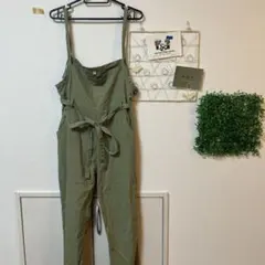 coca オリーブグリーンサロペット