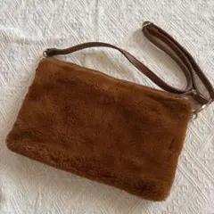 NATURAL BEAUTY BASIC ファー ショルダーバッグのサムネイル