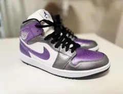 O*n様 Nike Air Jordan 1 MID SE パープル
