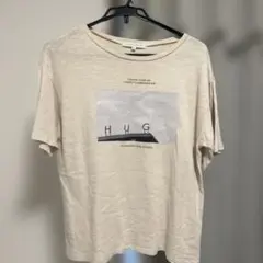 MERCURYDUO ロゴプリントTシャツ ベージュのサムネイル