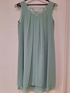 【美品】アルファベッツアルファベット パーティドレス ミントグリーン(1度のみ)