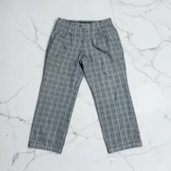 TOURSTAGE ツアーステージ　ゴルフパンツ　テーパード　グレンチェック刺繍