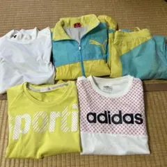 スポーツウェア　140センチ　女の子　アディダス　テニスウエア