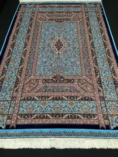 最高級 ペルシャ絨毯シルク イラン クム産 約225万ノット150×226cm