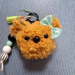 ★★モールドール★★　くま　ビーズチャーム付き