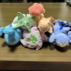 大人気　ポケモン ちからつきた 戦闘不能 5点セット ぬいぐるみ マスコット 大人気 ポケモン ちからつきた 戦闘不能 5点セット ぬいぐるみ