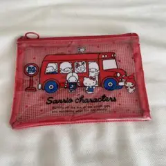 サンリオキャラクター メッシュポーチ