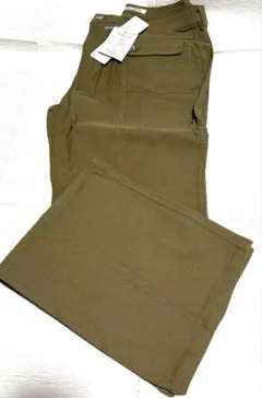 レディース ズボン パンツ 濃いベージュ ブラウン 新品未使用タグ付き