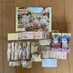 森のにぎやかパン屋さん&シルバニアファミリー 人形セット