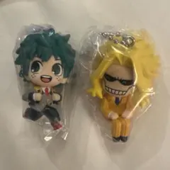 でふぉフィグ　キーホルダー　ガチャ 緑谷　デク オールマイト