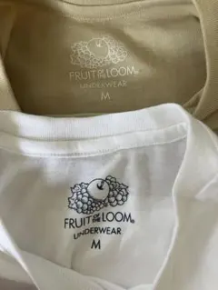 FRUIT OF THE LOOM コットン100%タンクトップ 2枚セット M