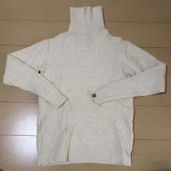 Tasmanian Merino ホワイトタートルネックのサムネイル