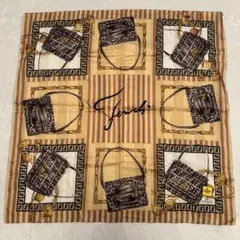 FENDI ズッカ柄 コットンチーフ ハンカチ マンマバケット 保管品のサムネイル