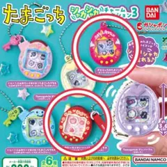 たまごっち シャカシャカチャームコレクション３ ピンク 赤