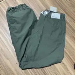 【新品・未使用品】UNIQLO:C ワイドパラシュートパンツ M オリーブ