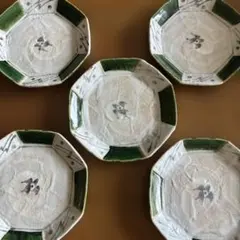 何でも相談して下さい　ココ様専用織部作家品　小皿 5枚セット