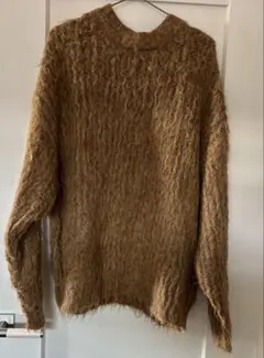 ウィゴー　フリーサイズ　ブラウン 長袖 ニットセーター