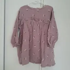 la poche biscuit ワンピース 100cm パープル