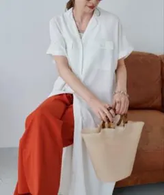 ☆Discoat☆開襟シャツワンピース