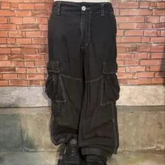 usa古着 POLO JEANS ナイロンカーゴパンツ 32×32 ポロジーンズのサムネイル
