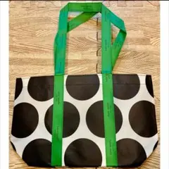 新品未使用　ケイトスペード　エコバッグ　ドット柄　水玉